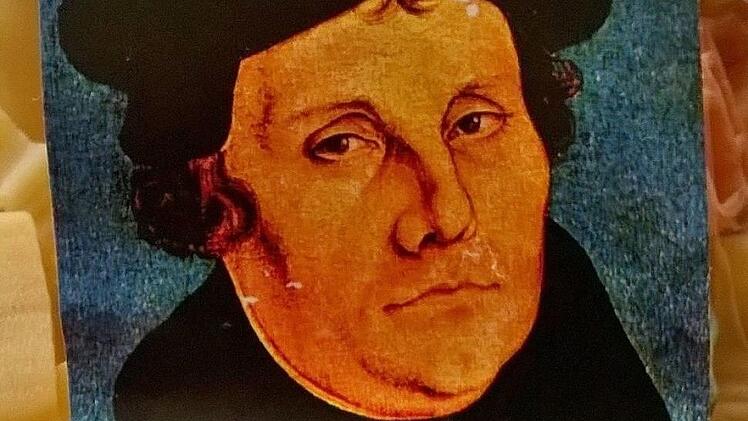 Schmackhaft: Pasta mit dem Konterfei Luthers