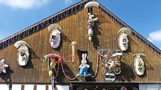 Die Osterscheune in Hellingen &ouml;ffnet ihre T&uuml;r.