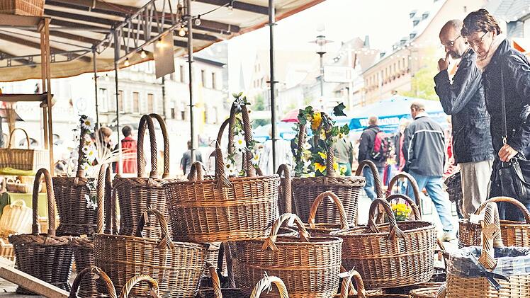 Nach zwei Jahren Corona-Pause: Der Korbmarkt kommt zur&uuml;ck nach Lichtenfels.