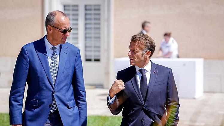 Friedrich Merz und Emmanuel Macron