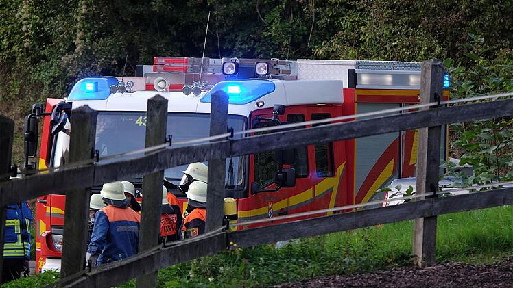 Eindrücke von der Feuerwehrübung in Sulzthal. Foto: Gerd Schaar