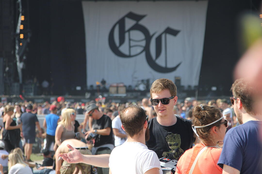 Stimmung! Bei Rock im Park kein Problem!