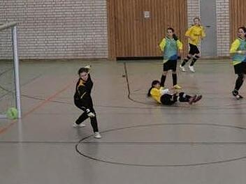 Die U15-Juniorinnen der JFG Seebachgrund in Aktion...