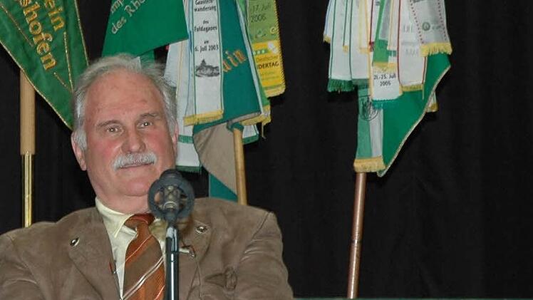 Im Juni 2013 trat Ewald Klüber als Rhönklub-Präsident zurück. Foto: Kritzer/Archiv