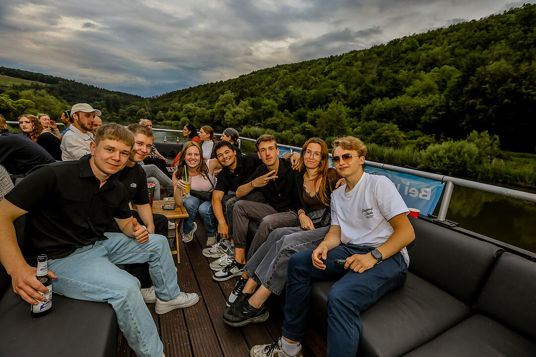 Auf drei Decks wurde richtig gefeiert!