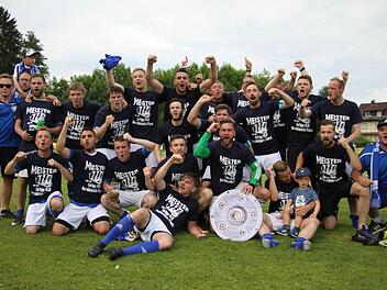 Ab in die Kreisliga: Die SpVgg Heroldsbach hat sich im spannenden Saisonfinale der Kreisklasse 2 durch den 3:2-Sieg in Kleinsendelbach den Titel gesichert. Fotos: Uwe Kellner
