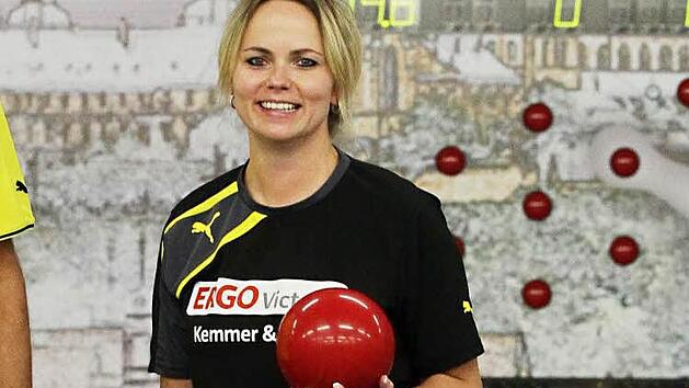 Daniela Kicker war mit 619 Kegeln Beste der Bundesligapartie des SKC Victoria Bamberg gegen den TSV Schott Mainz. Foto: sportpress