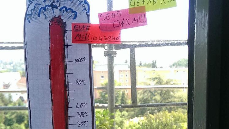Das Thermometer enthält auch den Wert "Gefahr". Foto: Langenkämper
