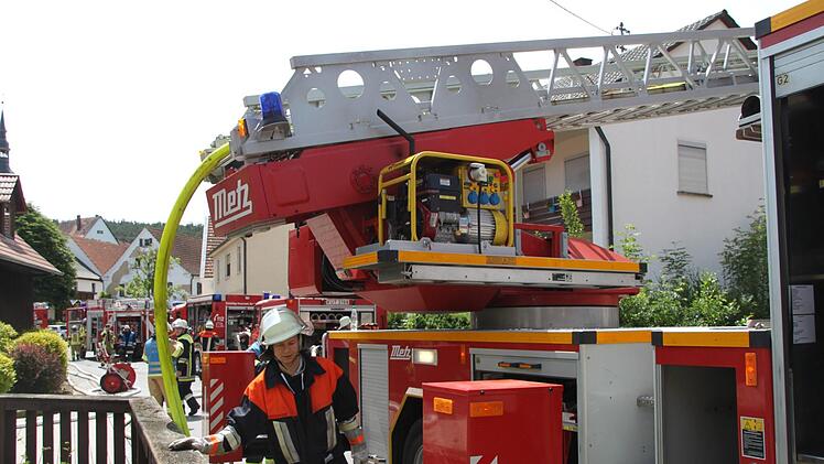 Großbrand in Hutschdorf Foto: Andreas Schmitt