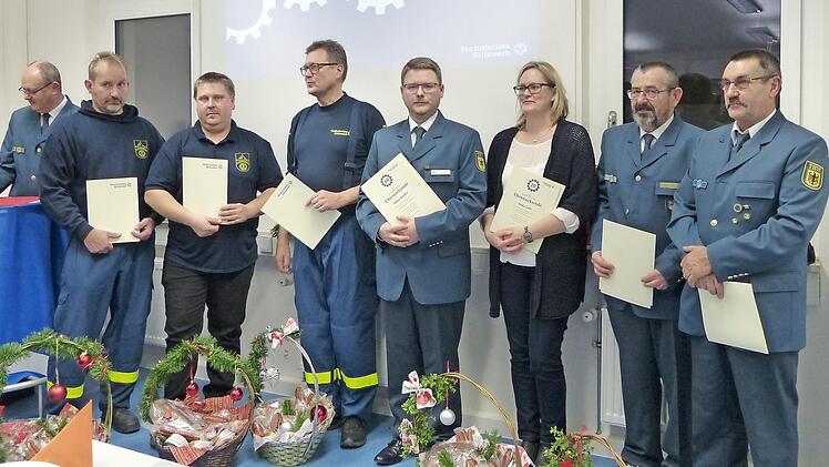 Die Geerhten des THW Foto: Pauline Lindner
