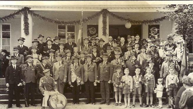 Vor dem Schützenhaus (1939). Foto: Stadtarchiv Kronach