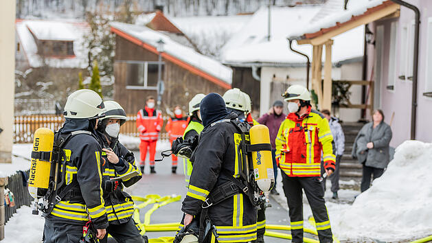 Heizungsbrand in Einfamilienhaus