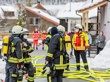 Heizungsbrand in Einfamilienhaus