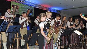 Die Blaskapelle "Rauhe Ebrach" gestaltete ein gelungenes Konzert.