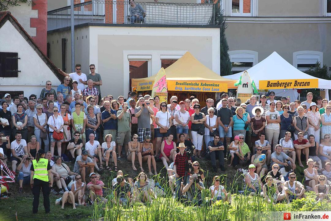 Sandkerwa 2016: So war das Fischerstechen