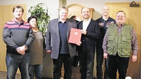 Von links: Werner Wachter, Astrid Färber, Helmut Horn, Ralf Pohl, Uwe Witurka, Michael Franz  Foto: SPD Nordhalben