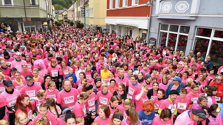Pinklauf 2019 in Bad Brückenau Foto: Ronald Rinklef