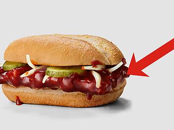 McDonald's verklagt: &Auml;rger um McRib - wegen diesem Detail