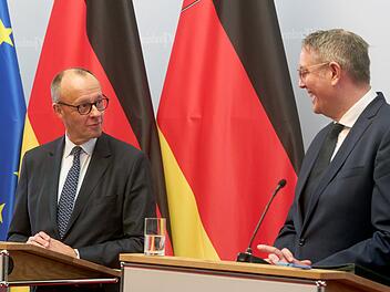 Alexander Schweitzer und Friedrich Merz