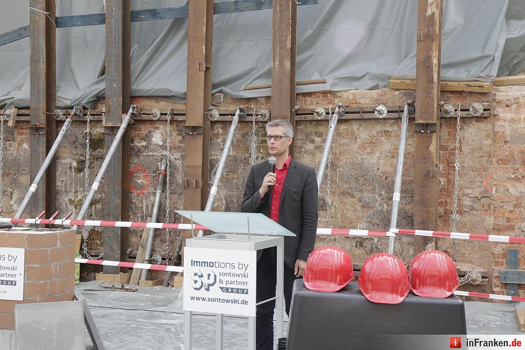 Forchheim: Brauhaus Grundsteinlegung