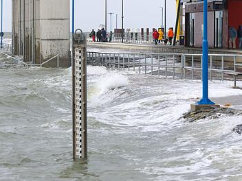 Sturmflut an der Nordsee