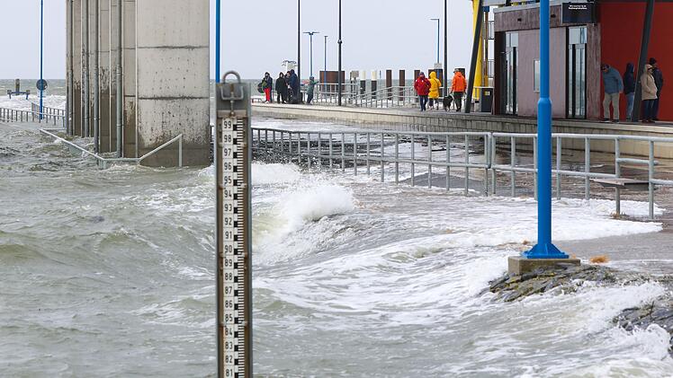 Sturmflut an der Nordsee