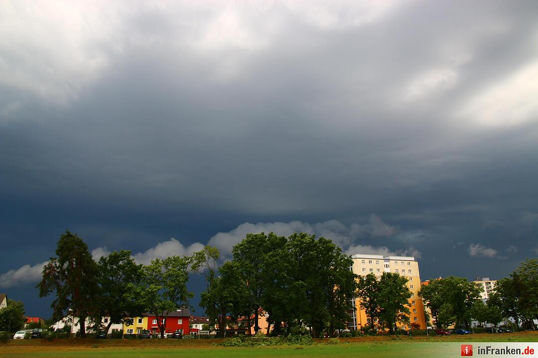 Massive Schäden nach Sturm in Bamberg