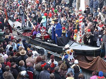 Ob beim heutigen Faschingszug wieder Gondeln durch die Bamberger Innenstadt fahren, ließen die Veranstalter bis zuletzt offen.Stadt Bamberg