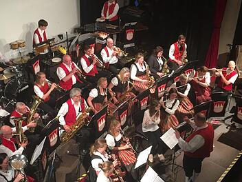 Die Stadtkapelle Höchstadt bei ihrem Konzert  Foto: pr