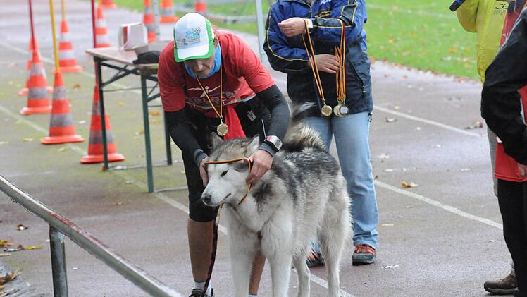 Eine Medaille für "Lucky".