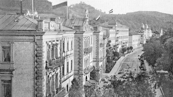 So präsentierte sich das Königliche Kurhaus nach der Umgestaltung von 1881/82.