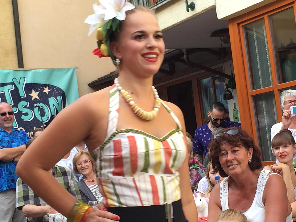 Modenschau im Freihof