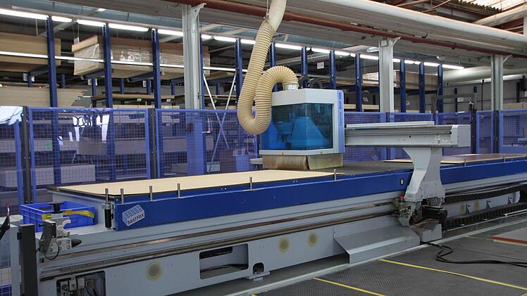 In der Schreinerei...