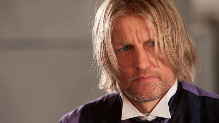 Haymitch Abernathy (Woody Harrelson) gewann 24 Jahre vor den Ereignissen des ersten Films die Hungerspiele.