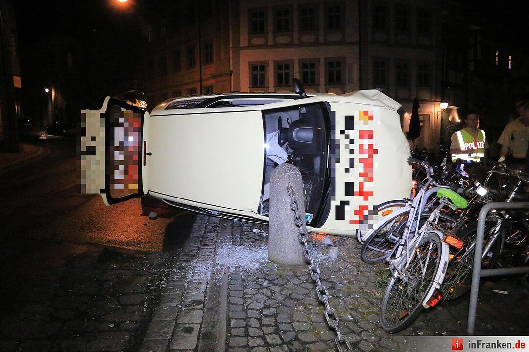 Pizzabote rast in Fahrräder