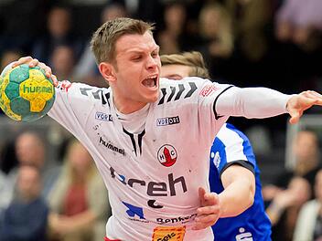 Nach Gary Hines (6) mit fünf Treffern zweitbester Schütze des HSC Bad Neustadt im Spiel gegen Hanau: Maximilian Schmitt. Foto: Anand Anders