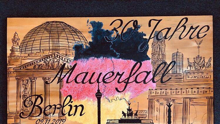 Das Bild brachte Yvonne Engel als neuerliches Pr&auml;sent mit nach Berlin. Foto: Yvonne Engel