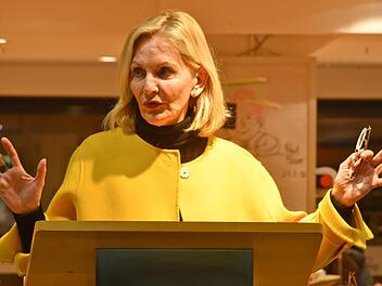 Gaby Hauptmann während ihrer Lesung. Foto: Ronald Rinklef
