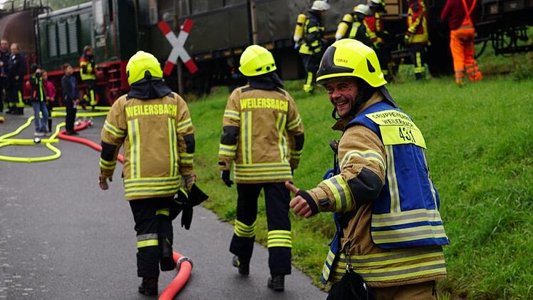 Ebermannstadt: Feuerwehr-Chefs inszenieren spektakuläres Zugunglück - Einsatzkräfte wussten nicht Bescheid