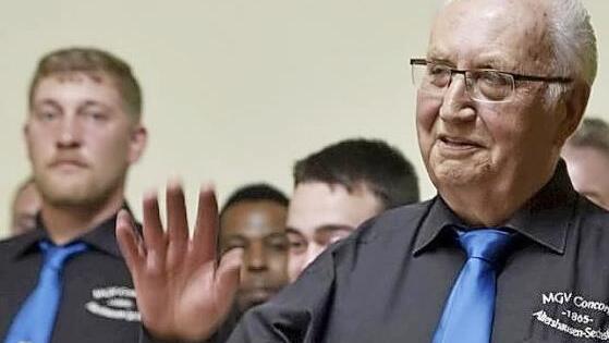 21 Jahre dirigierte Pfarrer Hans Schreiber die "Concordia". Nun trat der Chorleiter zurück. Foto: Snater