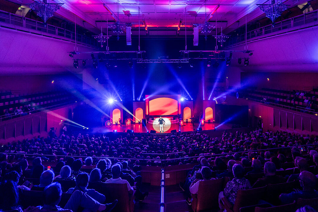 Das Publikum in Bamberg war begeistert von der Show.