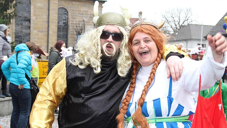 Auch Asterix und Obelix wurden gesichtet.