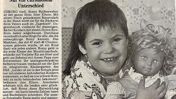 Romy Reißenweber lachte schon immer gern in die Kamera. Als Kind machte sie Werbung für einen Brotlaib aus der elterlichen Bäckerei. Integration war Renate Reißenweber immer wichtig.
