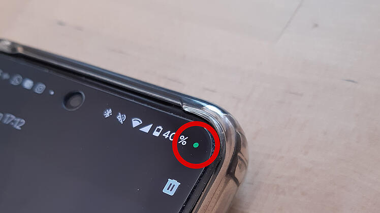 Grüner Punkt am Handy: Das bedeutet er