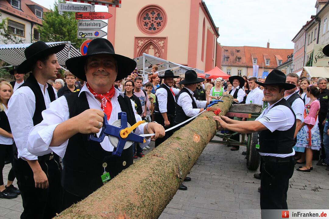 Sandkerwa 2015 - Kerwasbaum-Aufstellen