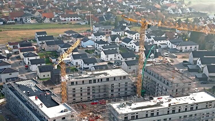 Die Baustelle von oben.