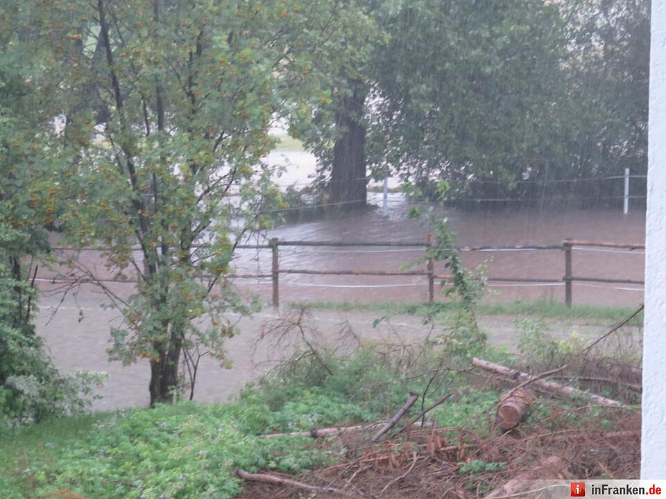 Schweres Unwetter im Kreis Kronach