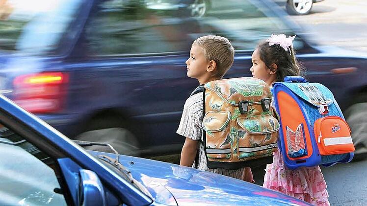 Damit sich Schüler nicht allein den Weg über gefährliche Straßen suchen müssen, stellen sich Schulweghelfer an die Straße und leisten Lotsendienste. In Lichtenfels nimmt eine Gruppe neuer Helfer den Dienst auf. Foto: Archiv