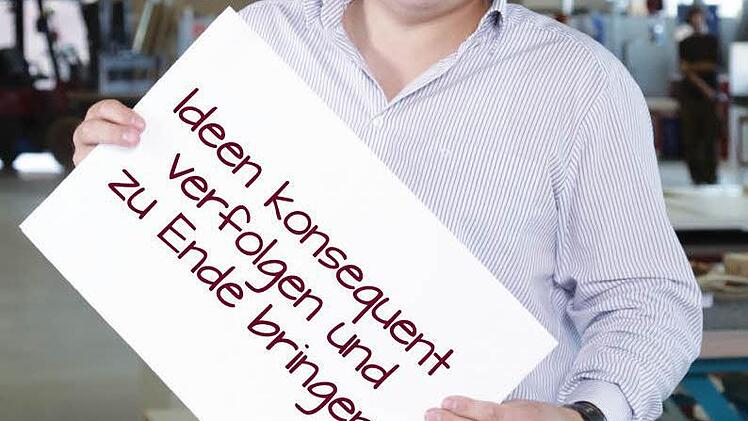 Holzakzente: Als Aufbrecher der ersten Stunde hat sich Unternehmer Matthias Sch&auml;fer das Motto gesetzt, Ideen konsequent zu verfolgen und zu Ende zu bringen. Foto: Pulsis Media