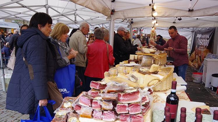 Der italienische Genussmarkt machte seinem Namen alle Ehre.